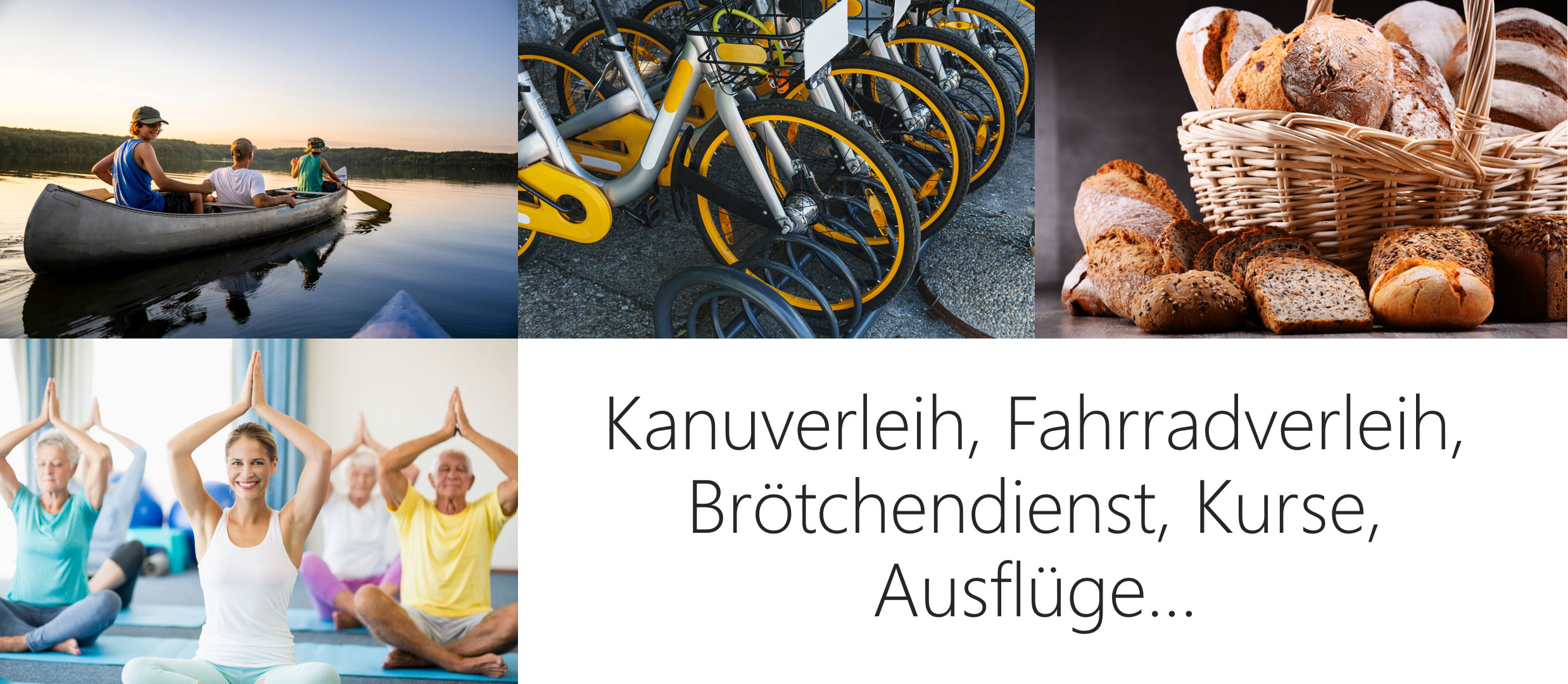 Informationen zu Verleihmöglichkeiten in der Gästemappe